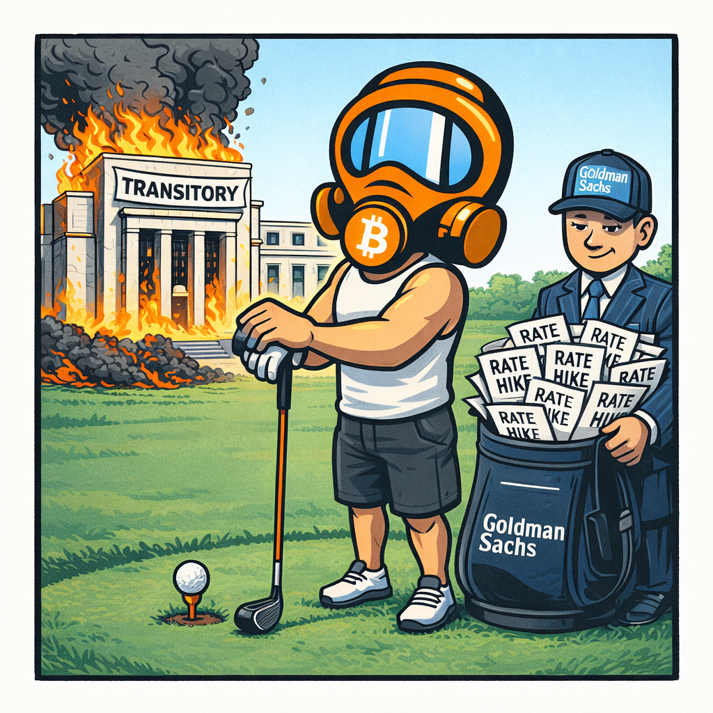 FF2K generated dispatch art for Fed fingers on the trigger, banks printing, and the Open Championship is basically a metaphor for all of it