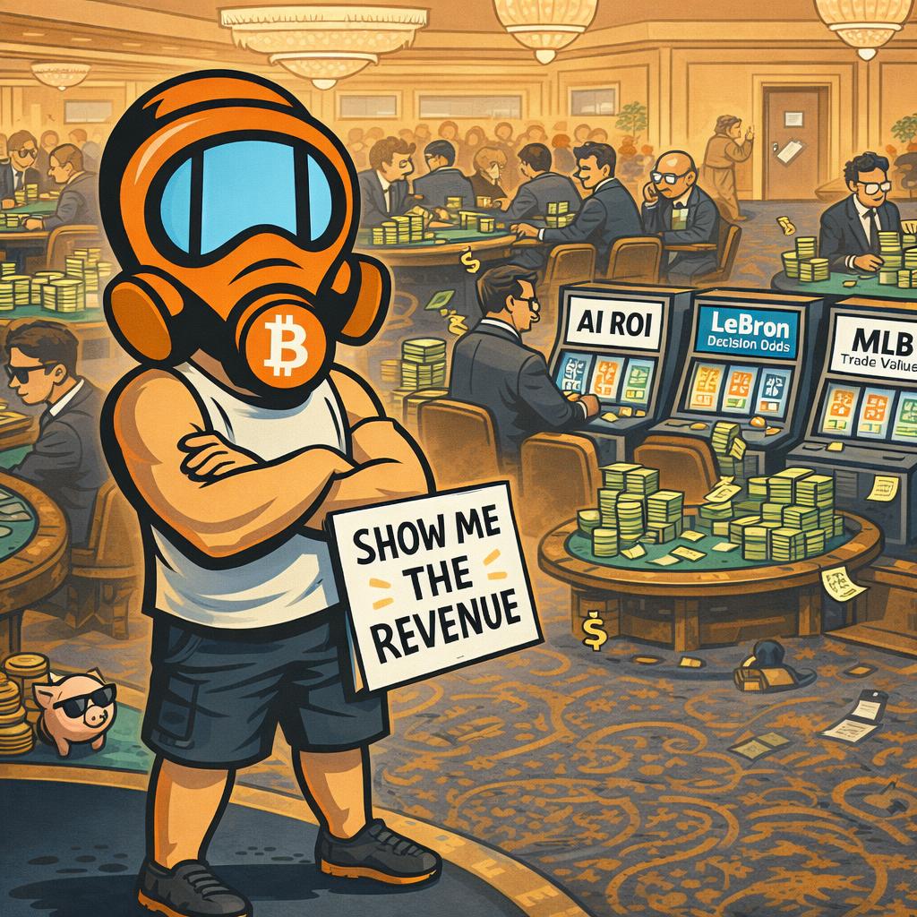 FF2K generated cartoon for AI Doubts, LeBron Moves, and a Credit Warning Nobody Asked For