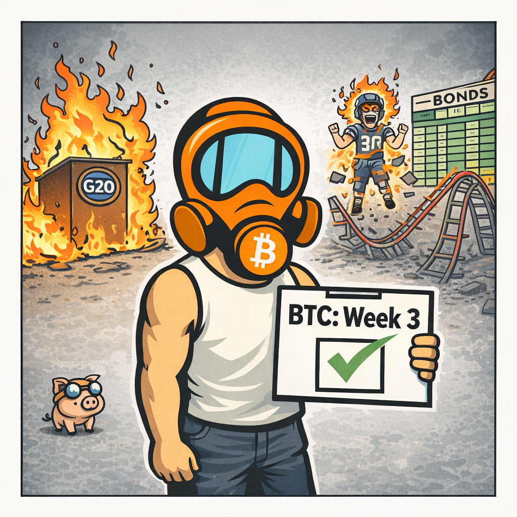 FF2K generated dispatch art for Bitcoin wins again, China throws a tantrum, and your fantasy TEs are tier-listed to death