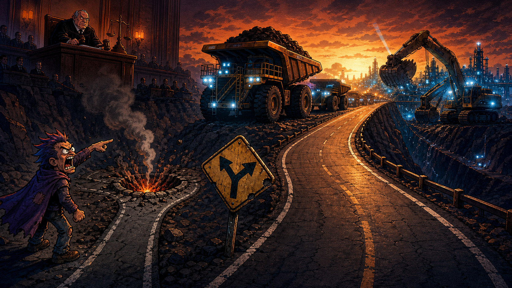 Exhibit C: standing beside a smoking crater and accusing the undamaged road of leaving you.
