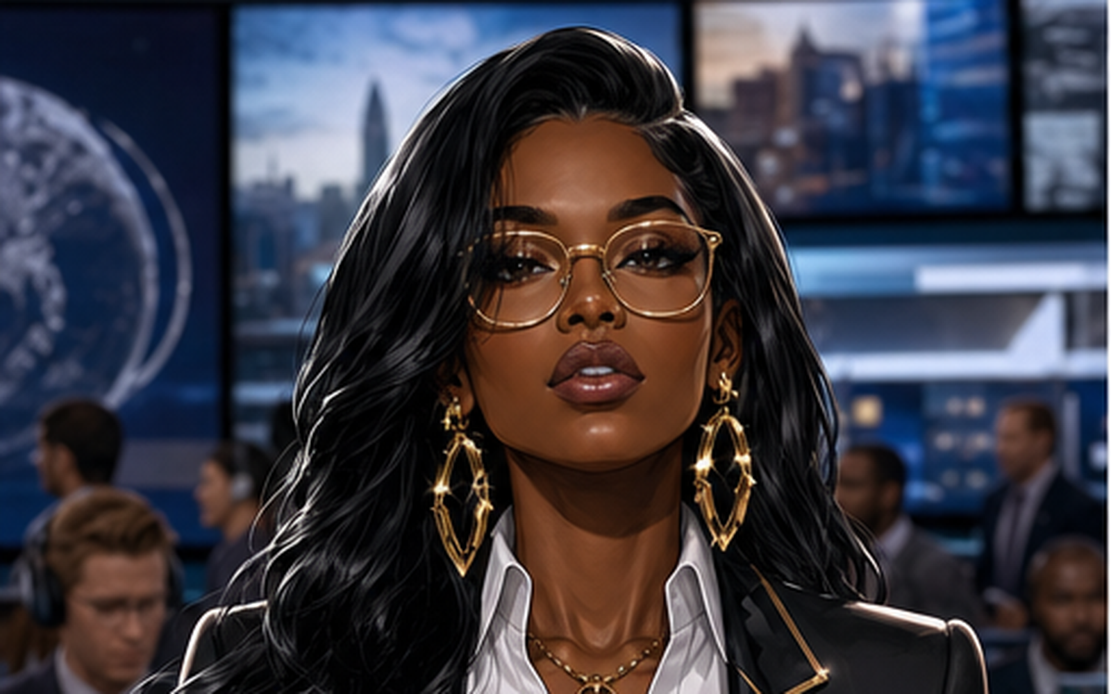 Ebony I at the FF2K money desk.